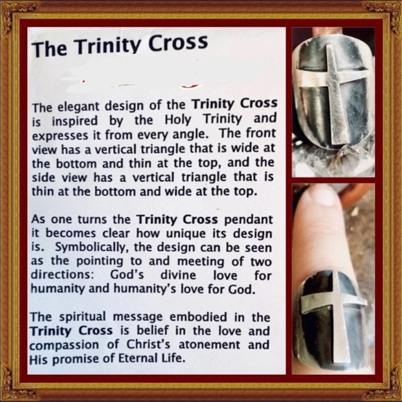 Sterling Silver Sherman Infinity Cross Ring Collectors piece Holy Trinity - Picture 3 of 14